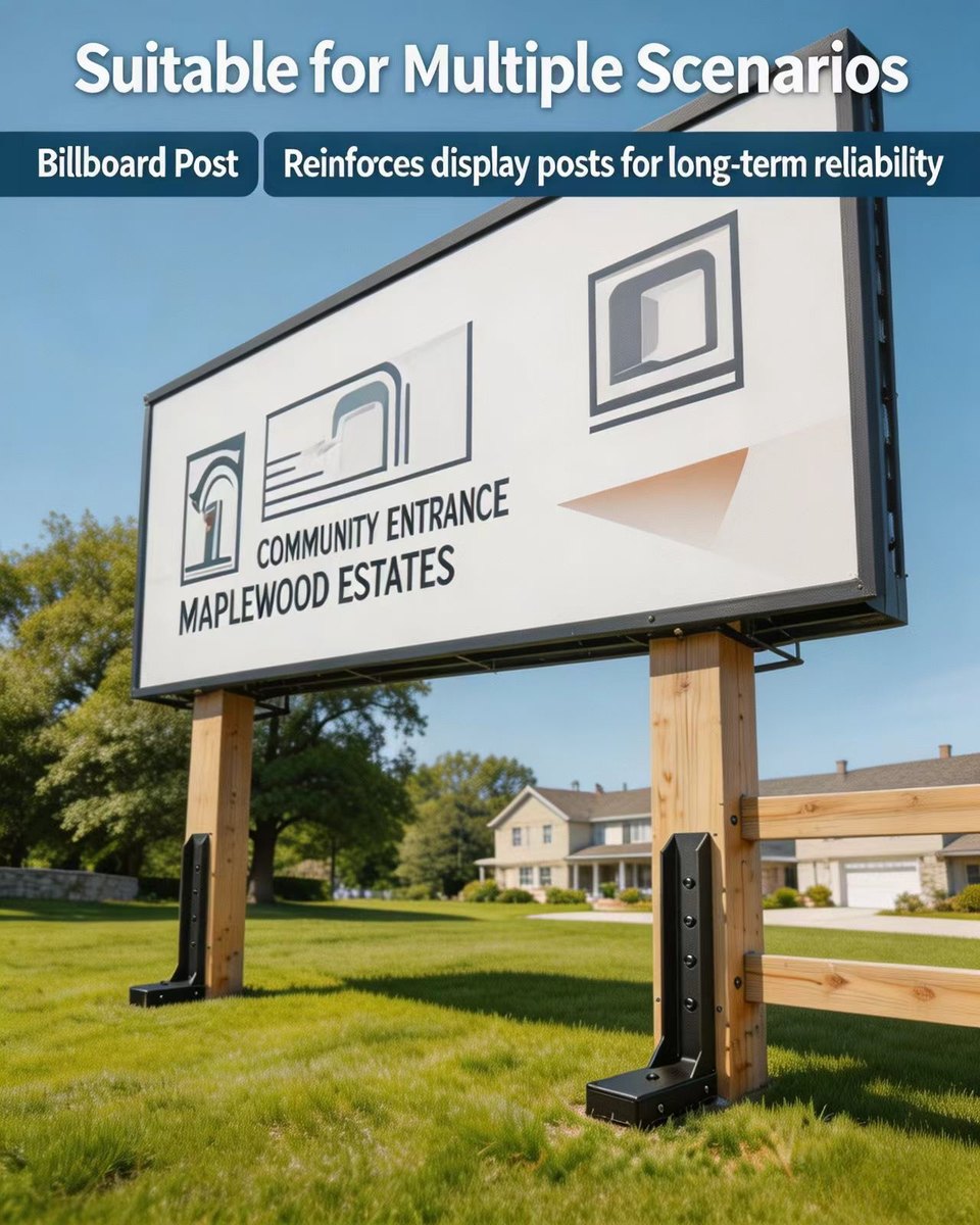 Billboard post scenario: reinforces display posts for long-term reliability